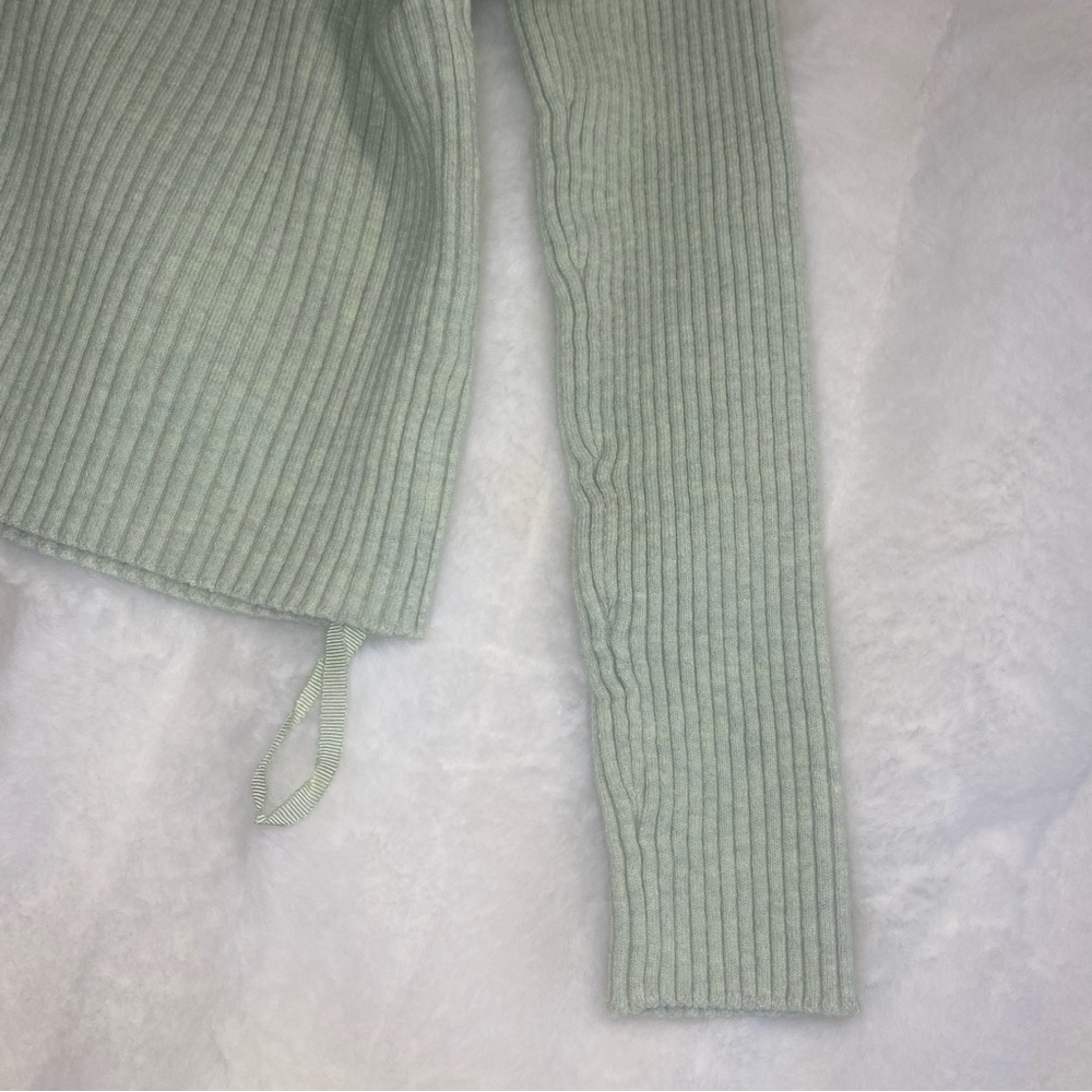 NWT Maeve By Anthropologie 2pc Set Flouncy Dress & Pullover Sweater Mint Green M - Picture 10 of 15